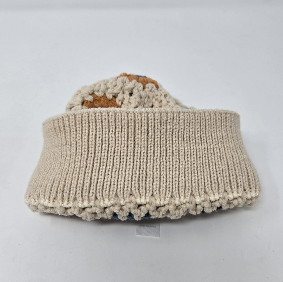 SAN DIEGO HAT CO MAYBELLE GRANNY SQUARE CROCHET BEANIE HAT CAP WOMEN OS PASTEL - Picture 4 of 15